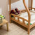 卡富丹家具 现代中式榉木子母床高低床木质儿童双层1.5米宝宝上下床卧室小户型双层实木床511第3张高清大图