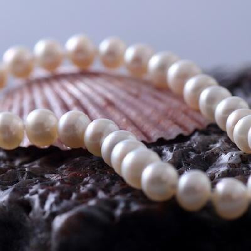 莱诗瑞珠圆玉润淡水珍珠项链8mm