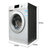 松下（Panasonic） 全自动家用大容量洗衣机 8公斤滚筒洗衣机 高温除菌 8121 系列第4张高清大图
