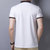 传奇保罗2021新款男士 夏季色织刺绣 短袖POLO衫翻领时尚商务短袖（M-3XL）ZMN826(白色 XXL)第4张高清大图