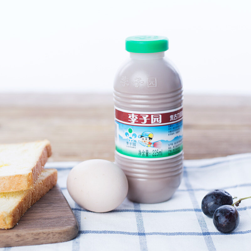 李子园朱古力风味甜牛奶225ml瓶20国美甄选
