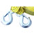 谋福 汽车拖车绳5吨/3吨拖车捆绑带拉紧器拉车绳牵引绳(黄色 4米3吨单层黄色)第3张高清大图