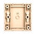 西门子开关插座面板 悦动系列 香槟金色 空白面板插座 白板第3张高清大图