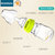 恩诺童新生儿玻璃奶瓶 宽口径无手柄吸管 硅胶嘴防胀气新生儿宝宝用品(240ML(6个月以上))第4张高清大图