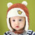 秋冬婴儿套头帽宝宝帽子加绒雷锋帽1-2岁儿童男童女保暖6-12个月(皮粉色)第4张高清大图