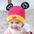 秋冬季婴儿帽子秋冬保暖套头帽韩版新生儿胎帽宝宝帽0-3-6-12个月(深蓝色)第5张高清大图