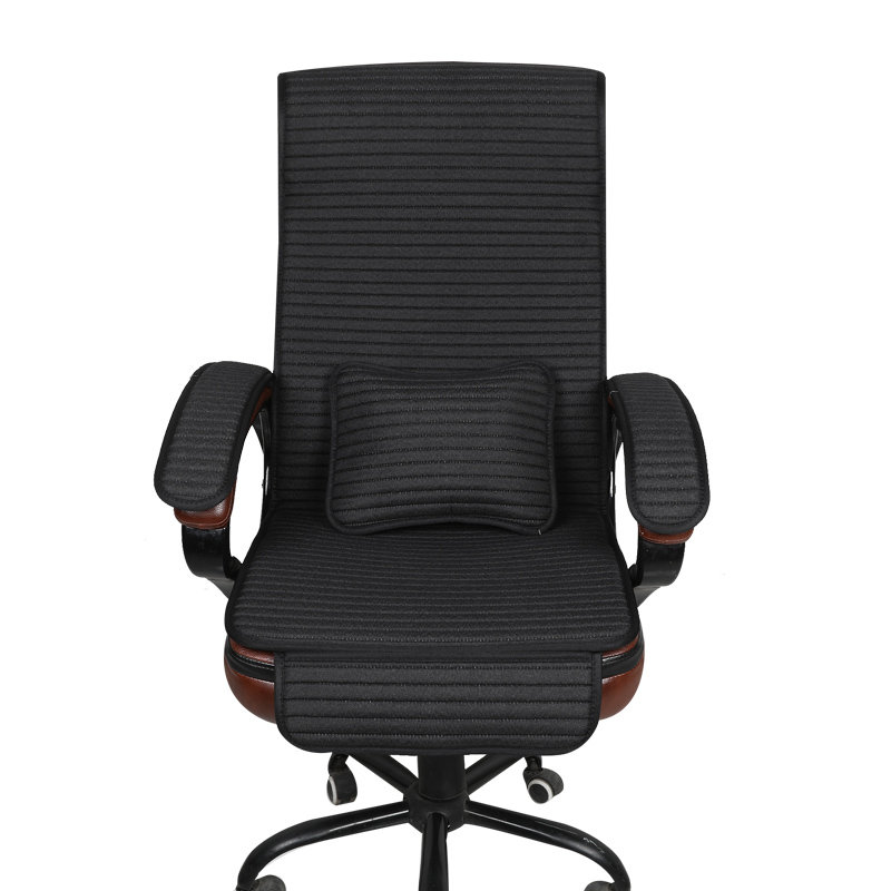 椅子垫子老板椅办公室坐垫靠背一体办公椅电脑椅靠垫椅垫四季座垫水晶