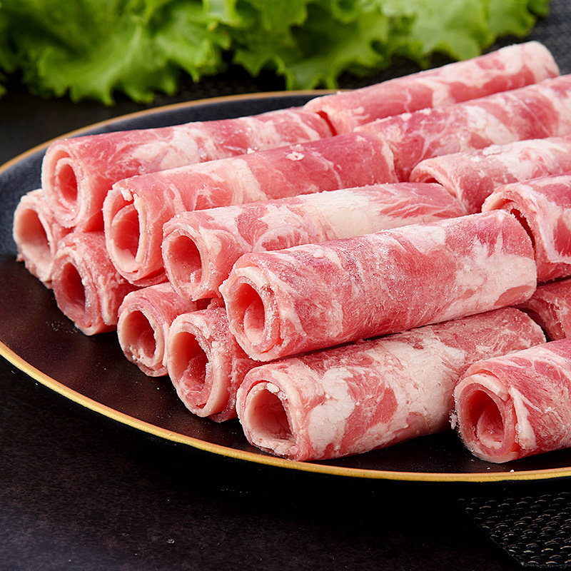 肥牛卷4斤火锅食材新鲜雪花肥牛牛肉卷家用商用涮牛肉片5非内蒙