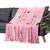 凯诗风尚法兰绒毛毯办公室可爱印花空调午睡毯子居家沙发盖毯(粉蘑菇)第2张高清大图