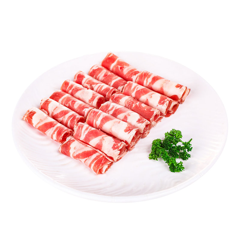 东来顺内蒙古羔羊原切上脑羊肉卷300g3袋天然草饲散养羊清真食品排酸