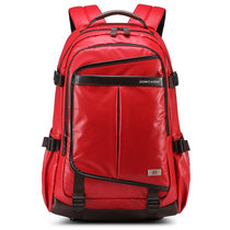 瑞士军刀背包男士双肩包女韩版高中学生书包旅行包商务电脑包潮SC81509(红色)