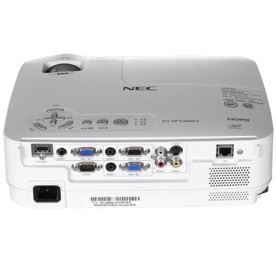 NEC数字投影机NP-V311W+(商务/教育型投影机 对比度3000:1分辨率1280*800亮度3100流明)【真快乐自营 品质保证】