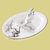景德镇陶瓷整套餐具56头骨瓷陶瓷器套装韩式碗盘碟套装 乔迁礼品报春餐具（配置方形煲）家用、礼品(默认)第2张高清大图