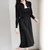 MISS LISA名媛风针织套装春装新款针织开衫时尚吊带连衣裙两件套720035(黑色 L)第2张高清大图