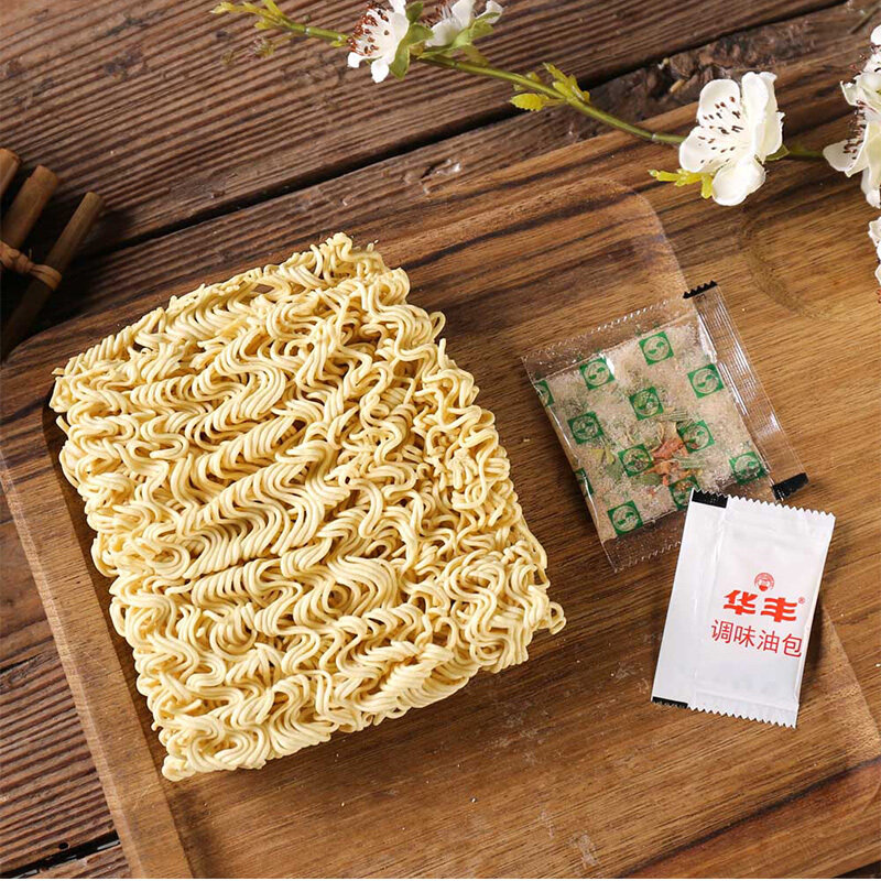 华丰方便面袋装泡拌两吃面86g5五连包三鲜伊面