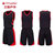 户外速干衣套装透气背心跑步衣服两件套宽松训练服TP8319(红色 L)第3张高清大图
