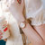 罗西尼典美系列时尚自动机械女表日历锆钻白盘玫瑰金钢带516752G01C 国美超市甄选第7张高清大图