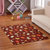 珊瑚绒地毯 卧室客厅茶几地毯垫加厚床边毯 吸水防滑地毯(1.2米x1.6米）(彩色石头 1.2米x1.6米)第4张高清大图