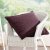 美罗家纺 2013超大原色沙发垫 布艺坐垫 抱枕 枕头(咖啡色 55x55)第4张高清大图