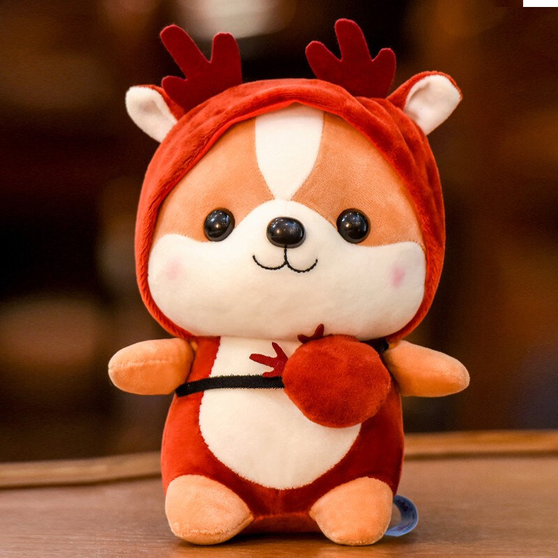 毛绒玩具 宝宝玩偶布娃娃25cm麋鹿公仔 国美超市甄选【图片 价格 品牌