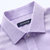 雅戈尔亚麻短袖衬衫夏男士商务正装直筒格子半袖YSHD12572HBA(紫色 43)第2张高清大图
