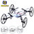 四轴飞行器四种变形2.4G超远遥控飞机模型儿童充电玩具飞碟直升机(中款+1充电电池)第5张高清大图