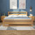 一米色彩 床 双人床 实木床1.5m婚床 1.8米单人床 北欧日式 软包软靠木质床 卧室家具(原木色软包款 1.5米单床)第4张高清大图