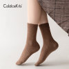 CaldiceKris（中国CK）CK-FSWZ003 袜子女堆堆袜日系秋冬款中筒袜(混色6双装/盒 均码)