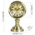 汉时欧式客厅金属座钟复古青铜色静音台钟卧室艺术装饰时钟HD312(合金外框-石英静音机芯)第2张高清大图