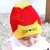 秋冬季婴儿帽子秋冬保暖套头帽韩版新生儿胎帽宝宝帽0-3-6-12个月(皮粉色)第2张高清大图