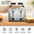 德国Tenfly不锈钢烤面包机家用商用多士炉4片早餐三明治吐司机(THT-3012B升级版)第4张高清大图