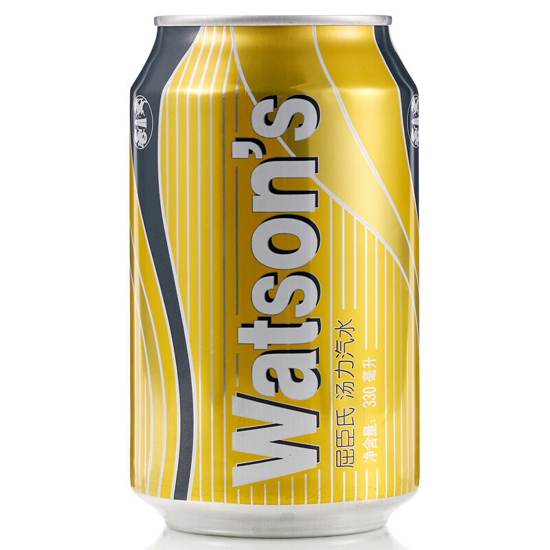 屈臣氏汤力汽水碳酸饮料330ml24国美甄选