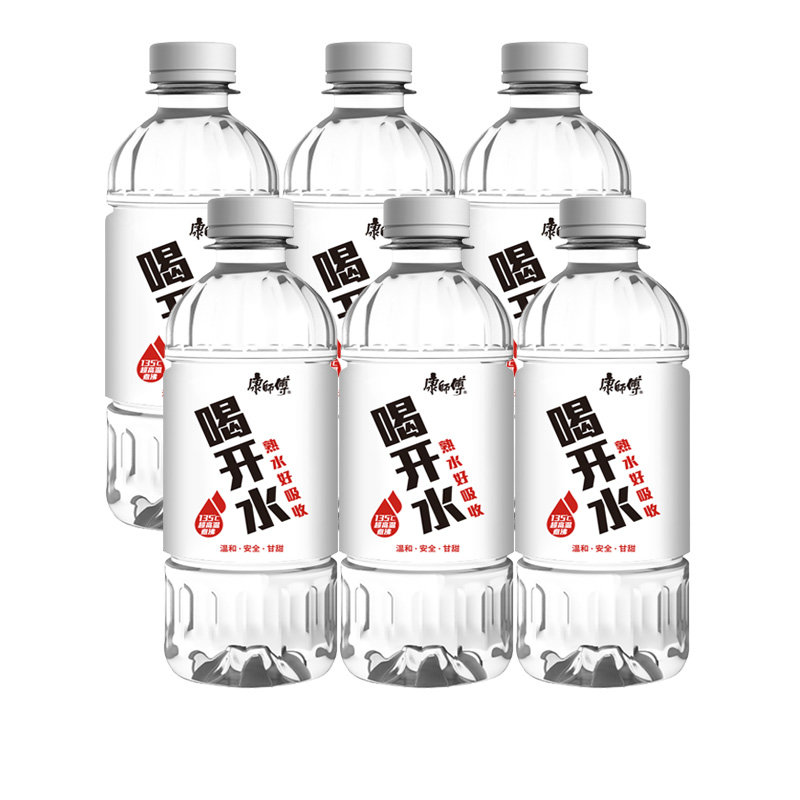 康师傅喝开水熟水饮用水好喝的饮用水小瓶装380ml12瓶