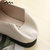 澳洲TARRAMARRA女鞋2021新款英伦小皮鞋踩跟两穿一脚蹬单鞋女羊皮方头乐福鞋7030(米色 40)第2张高清大图