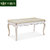 卡富丹 实木餐桌桌椅组合 欧式小户型长方形6人餐厅吃饭大桌子T510(白色 T503餐椅*2把)第5张高清大图