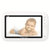 720P高清无线婴儿监控器 家庭无线监控 支持2个摄像头 对讲 夜灯（赠品勿拍，单拍不发货）(白色 美规电源)第2张高清大图