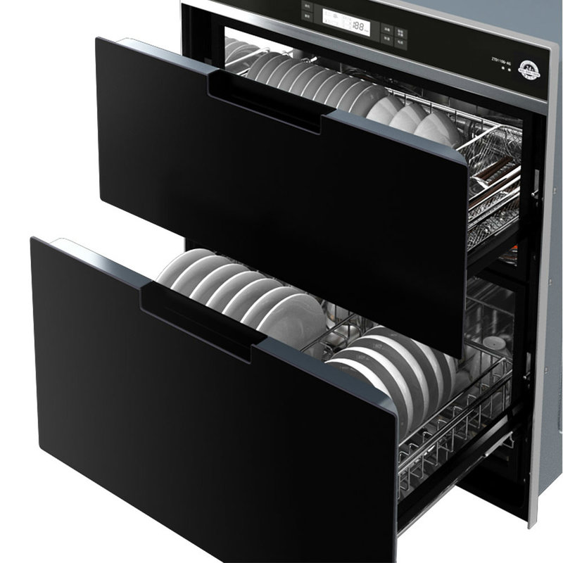 林内rinnaiztd110q110ag黑色臭氧紫外线消毒家用消毒柜