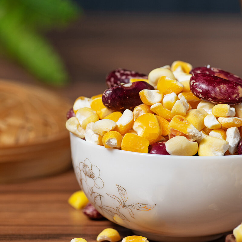 北纯东北混合粮大碴粥1kg粗粮大碴子粥真空包装五谷杂粮大米伴侣