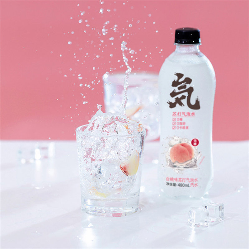 元気森林白桃气泡水480ml150糖0脂肪0卡路里