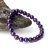 一生一石 3A级天然紫水晶圆珠手链系列(8mm)第4张高清大图