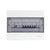 德力西雅白强电箱家用配电箱12回路空气开关金属暗装布线箱盒安全(白色 12回路)第3张高清大图