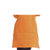 谋福 厨房店员工作围裙服 餐厅服务员围裙+头巾+袖套四件套 制服围裙可爱(橘黄色)第2张高清大图