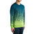 Versace男士羊毛漸變綠色毛衣 V700529-0082-V458S码拼色 时尚百搭第4张高清大图