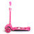 凯蒂猫儿童滑板车金属KT 3-8岁小孩玩具车大轮闪光可折叠升降宝宝滑行脚踏摇摆车第8张高清大图