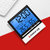 志高电子温湿度计浴室湿度计家用带灯光日历时间温度计ZG-7016（白色） 国美超市甄选第4张高清大图