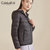 CaldiceKris（中国CK）CK-YR855 女连帽短款轻薄羽绒服(黑色 XL)第5张高清大图