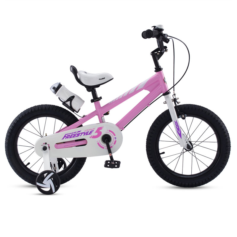 优贝儿童自行车12寸表演车粉色 男女孩脚踏童车单车 全网爆款 宝宝