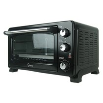 美的(midea)T3-252C电烤箱3D环绕加热 双层烤位 家用多功能大容量25L