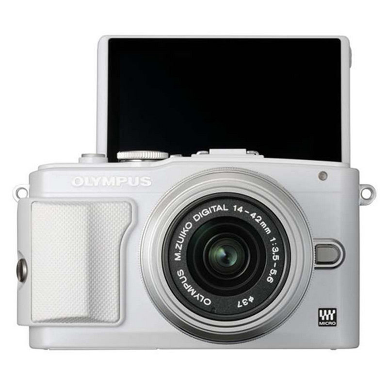 奧林巴斯(olympus)epl6 微單相機(14-42mm ii r)epl5升級版(白色)