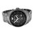 阿玛尼（Armani）潮流黑甲战士独立设计时尚三眼运动系列精钢石英男士手表 AR0585第4张高清大图